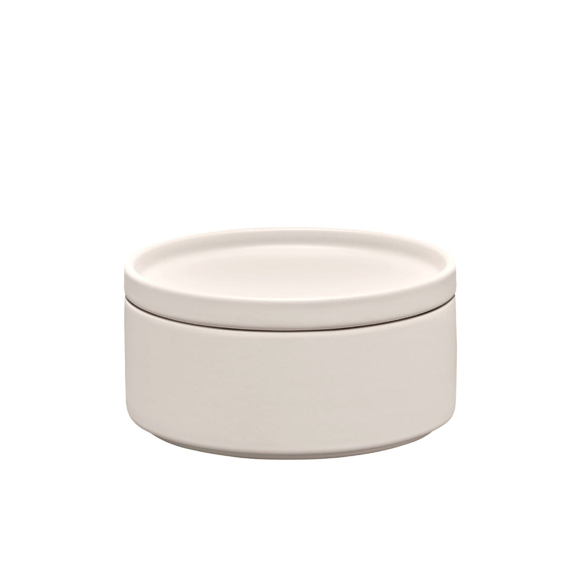 blomus PILAR Stoneware Canisters with Airtight Lid – Moonbeam 22 oz canister