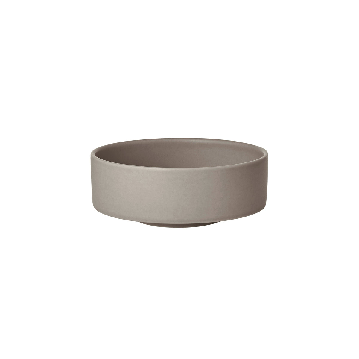 blomus MAKOTO Stoneware Bowls on a Pedestal – Elephant Skin medium bowl