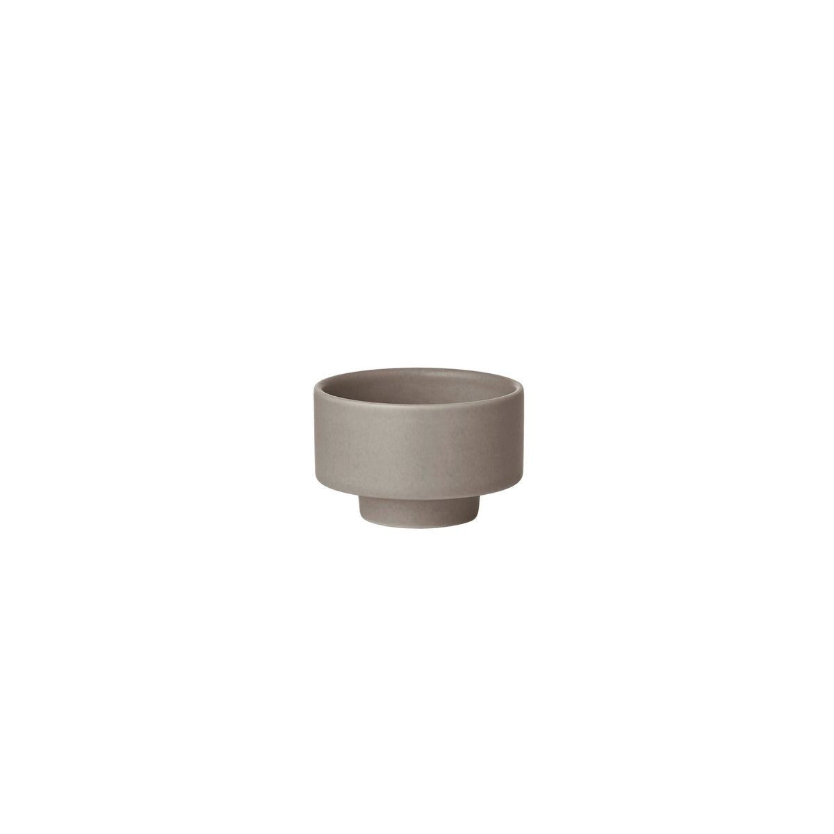 blomus MAKOTO Stoneware Bowls on a Pedestal – Elephant Skin XS bowl