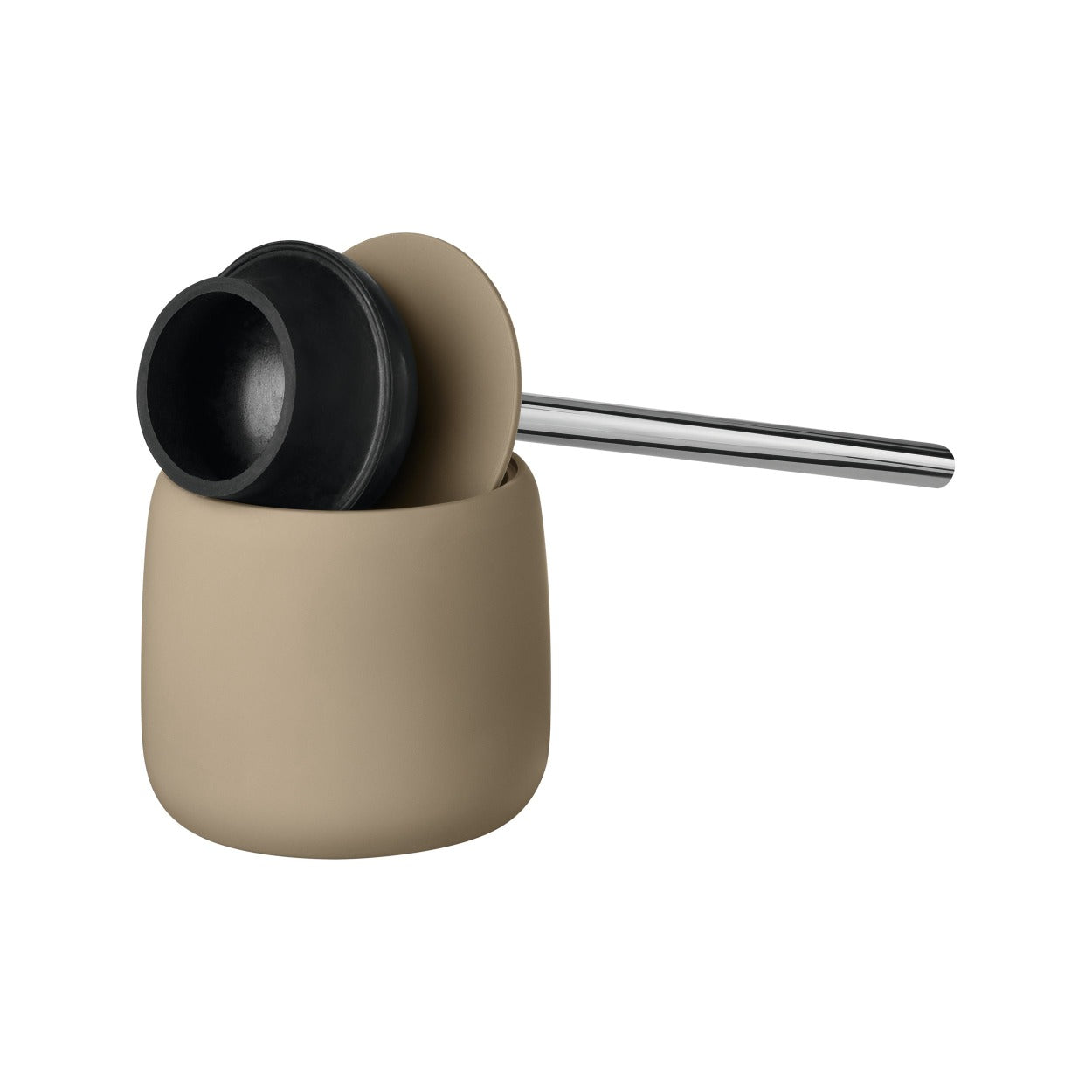 blomus Sono Plunger & Decorative Holder Tan