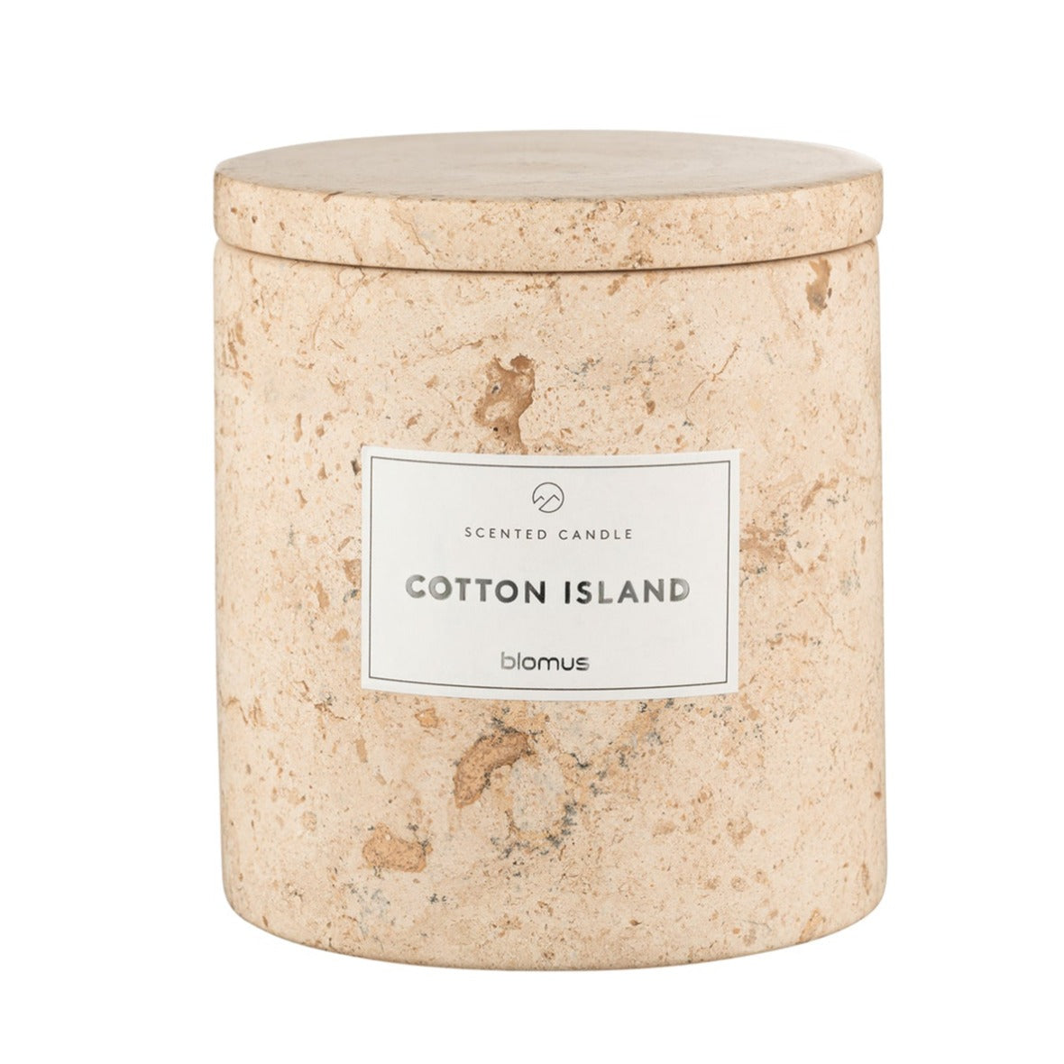 Frabli Scented Candle Travertine Container Blomus 65450