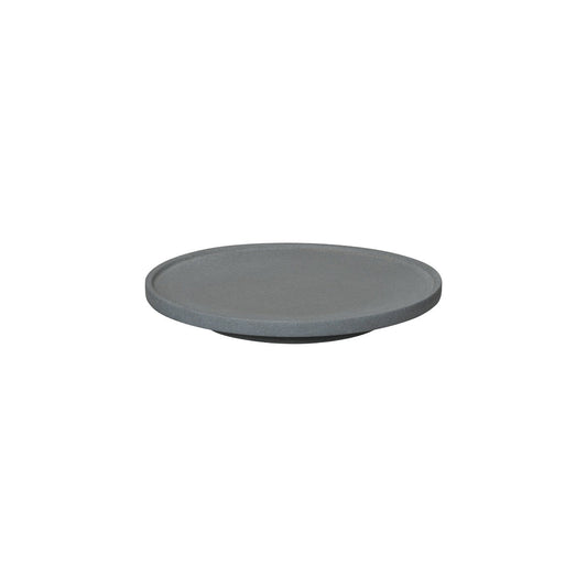 blomus Creto Concrete Round Tray Magnet Charcoal