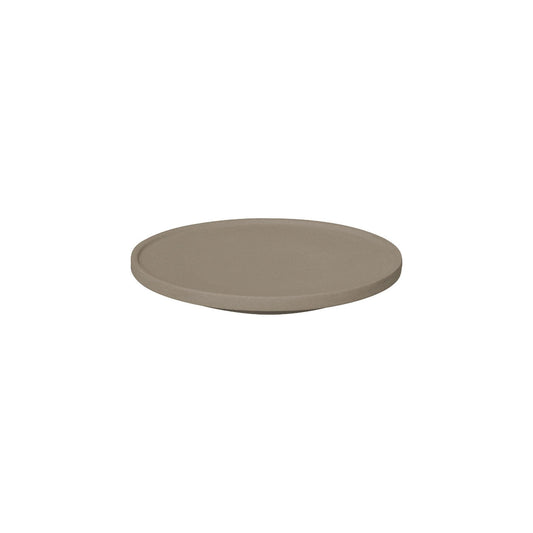 blomus Creto Concrete Round Tray Mourning Dove
