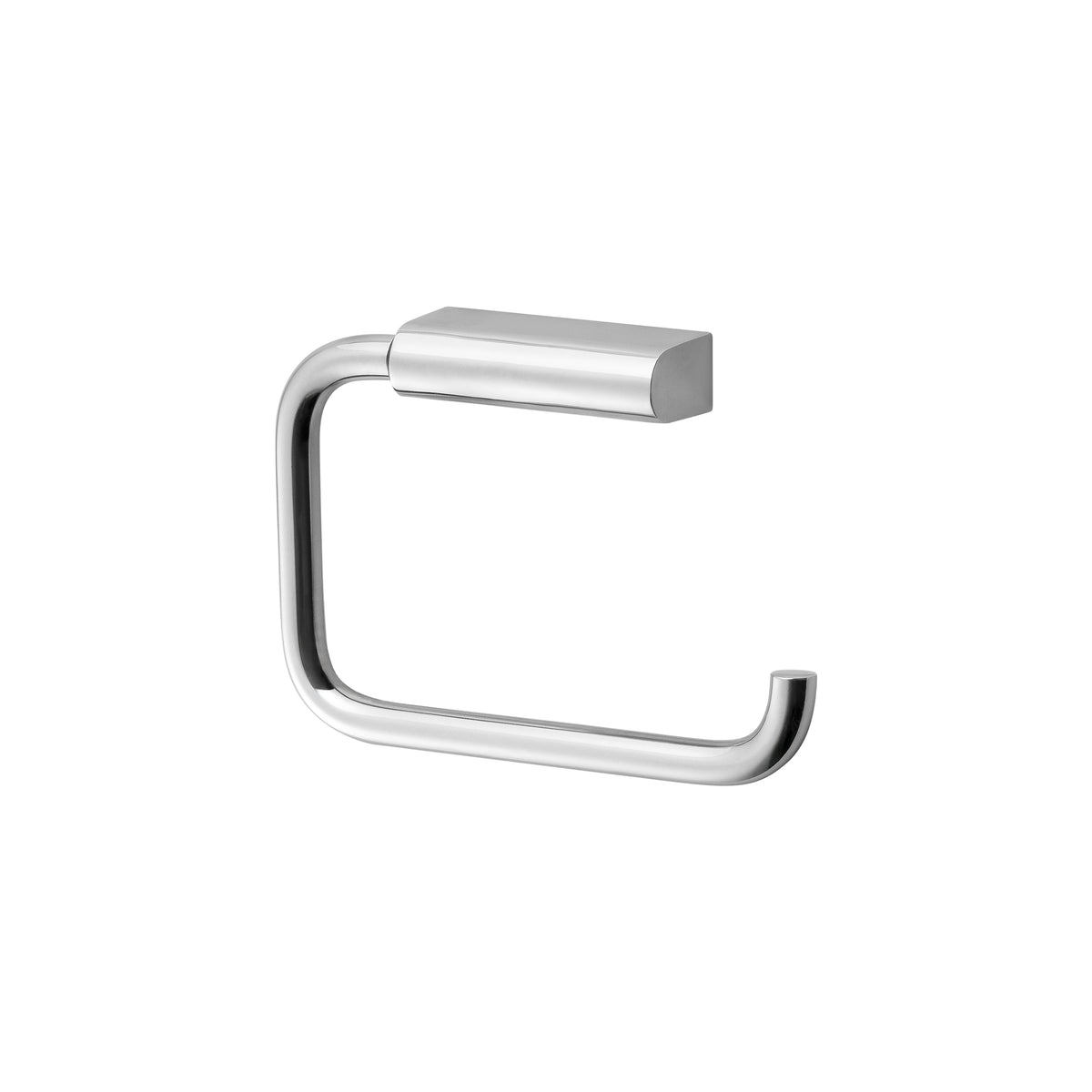blomus MODO Wall Toilet Paper Holder, 9 Finishes – Polished Stainless Steel toilet paper holder, detail view 2