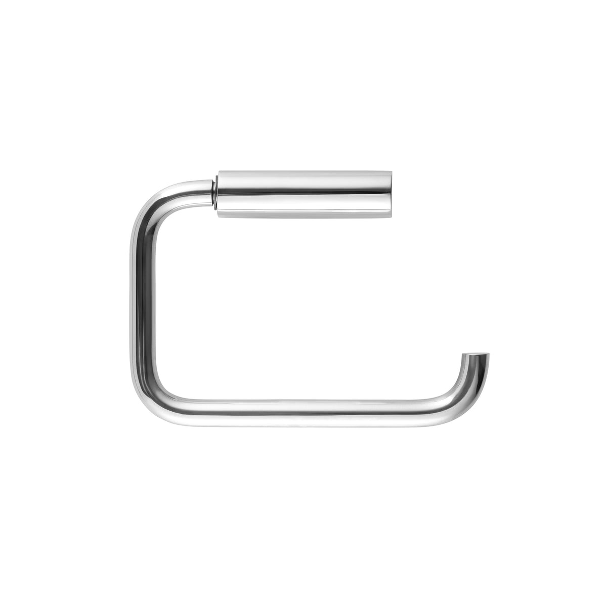 blomus MODO Wall Toilet Paper Holder, 9 Finishes – Polished Stainless Steel toilet paper holder, product photo