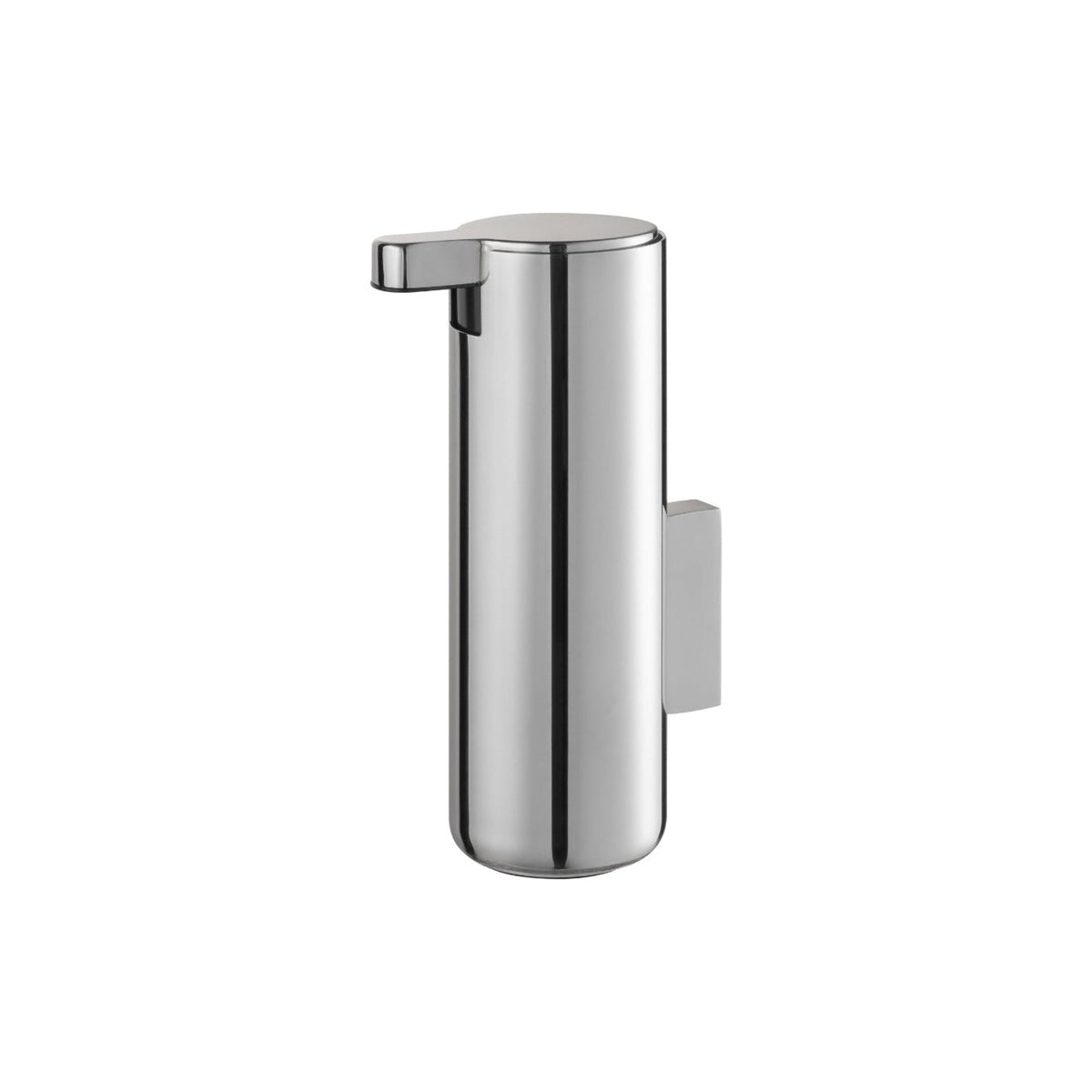 blomus MODO Wall-Mounted Soap Dispenser, 5.6 oz – Polished Stainless Steel wall soap dispenser, product photo