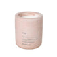 blomus Scented Candle in Concrete Container Small Rose Dust Fig Fragrance