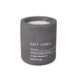 blomus Scented Candle in Concrete Container Small Magnet Color Soft Linen Fragrance