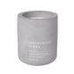 blomus Scented Candle in Concrete Container Large Microchip Sandalwood Myrrh Fragrance Large