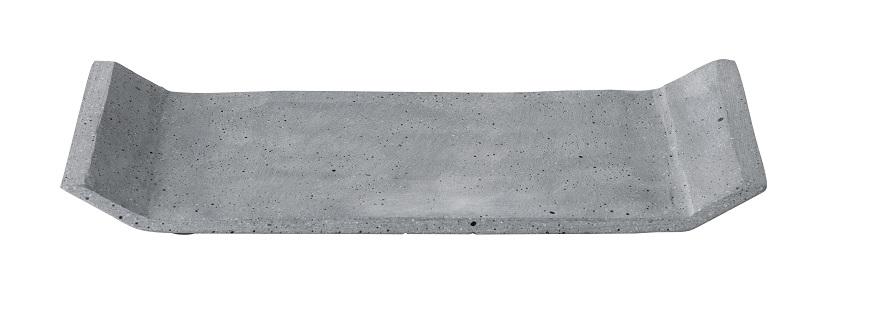 blomus Decorative Tray Polystone 12 x 5 Moon Dark Grey
