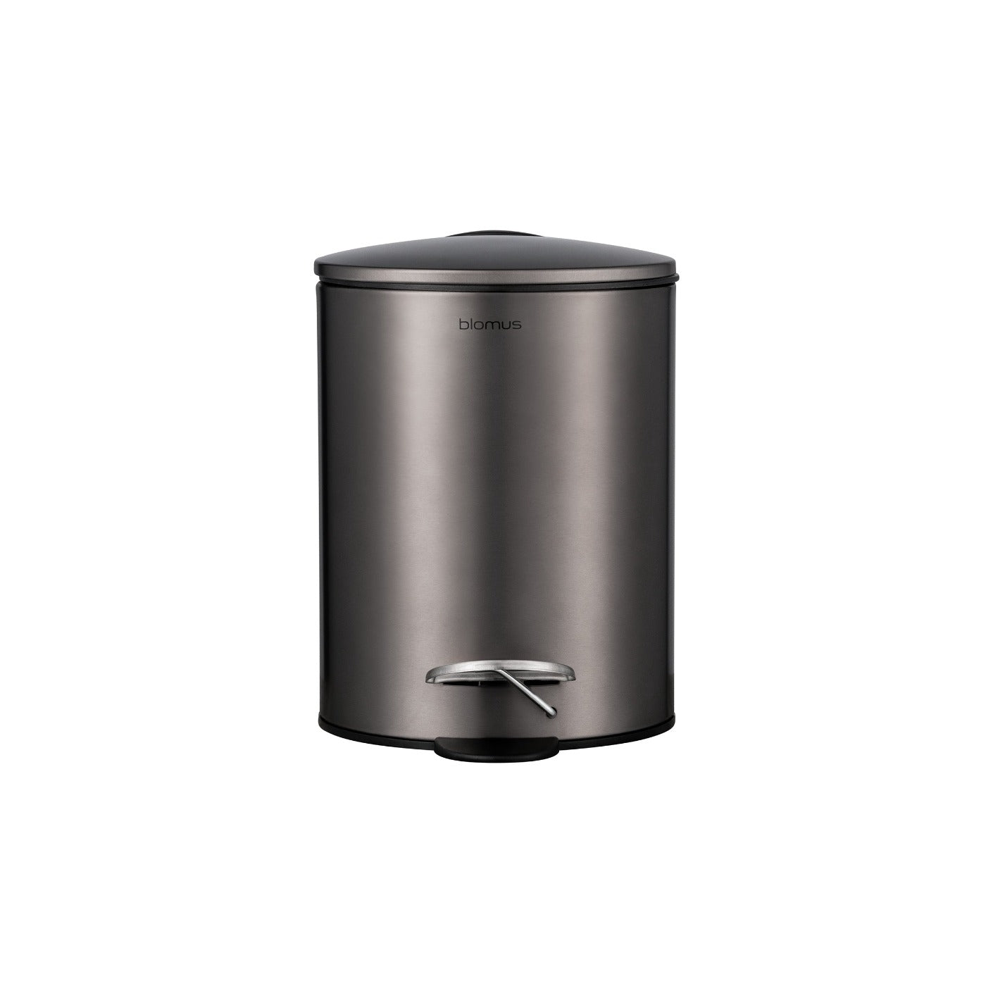 blomus Tubo Pedal Bin Wastepaper Basket Metallic Burnt Metal