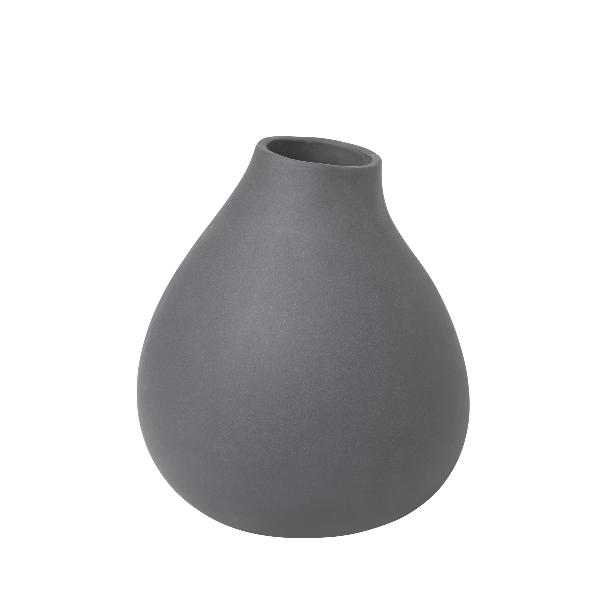 blomus Nona Porcelain Vase Pewter