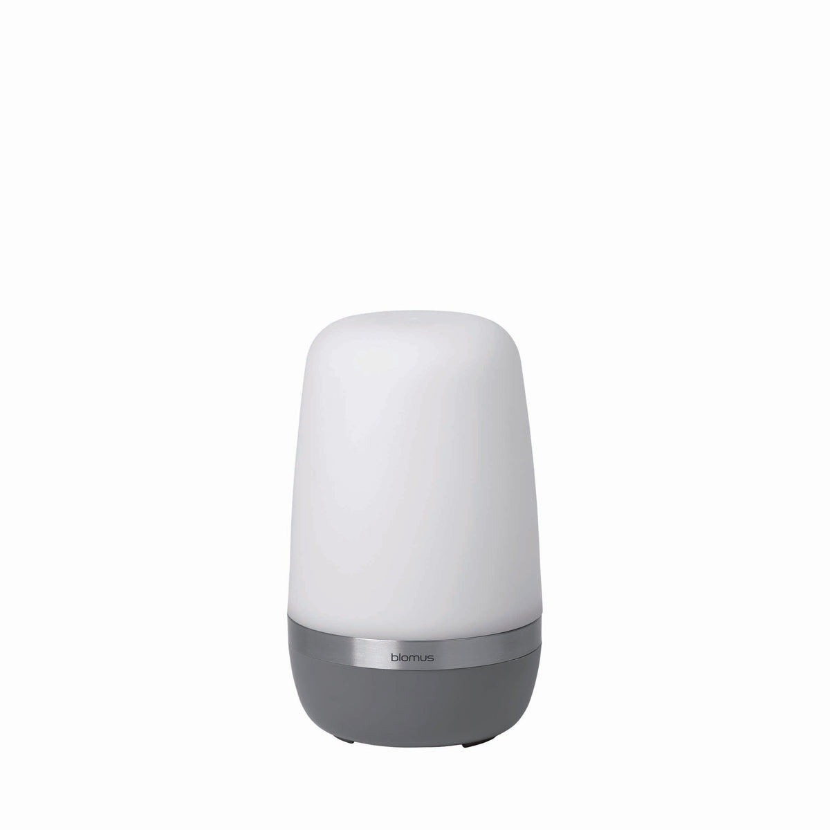 blomus SPIRIT Rechargeable LED Lantern, Indoor/Outdoor – Warm Gray Small LED lantern, product photo