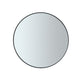 blomus Rim Accent Mirror Smoke 20" Ashes of Roses