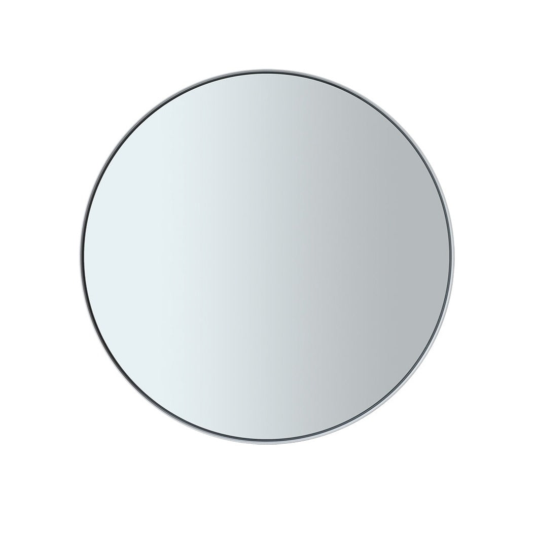 blomus Rim Accent Mirror Smoke 20" White
