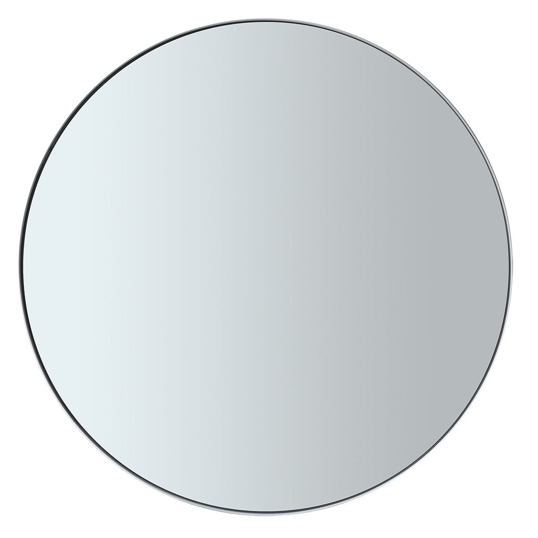 blomus Rim Accent Mirror Smoke 31" White