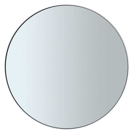 blomus Rim Accent Mirror Smoke 31" White