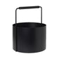 blomus Ashi Firewood Basket Black Handle