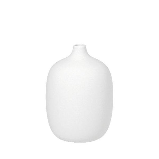 blomus Vase Ceramic 5.5 x 7.5 Ceola White