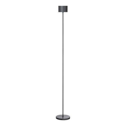 blomus Farol Mobile Rechargeable LED Floor Lamp Metallic Finish Gunmetal
