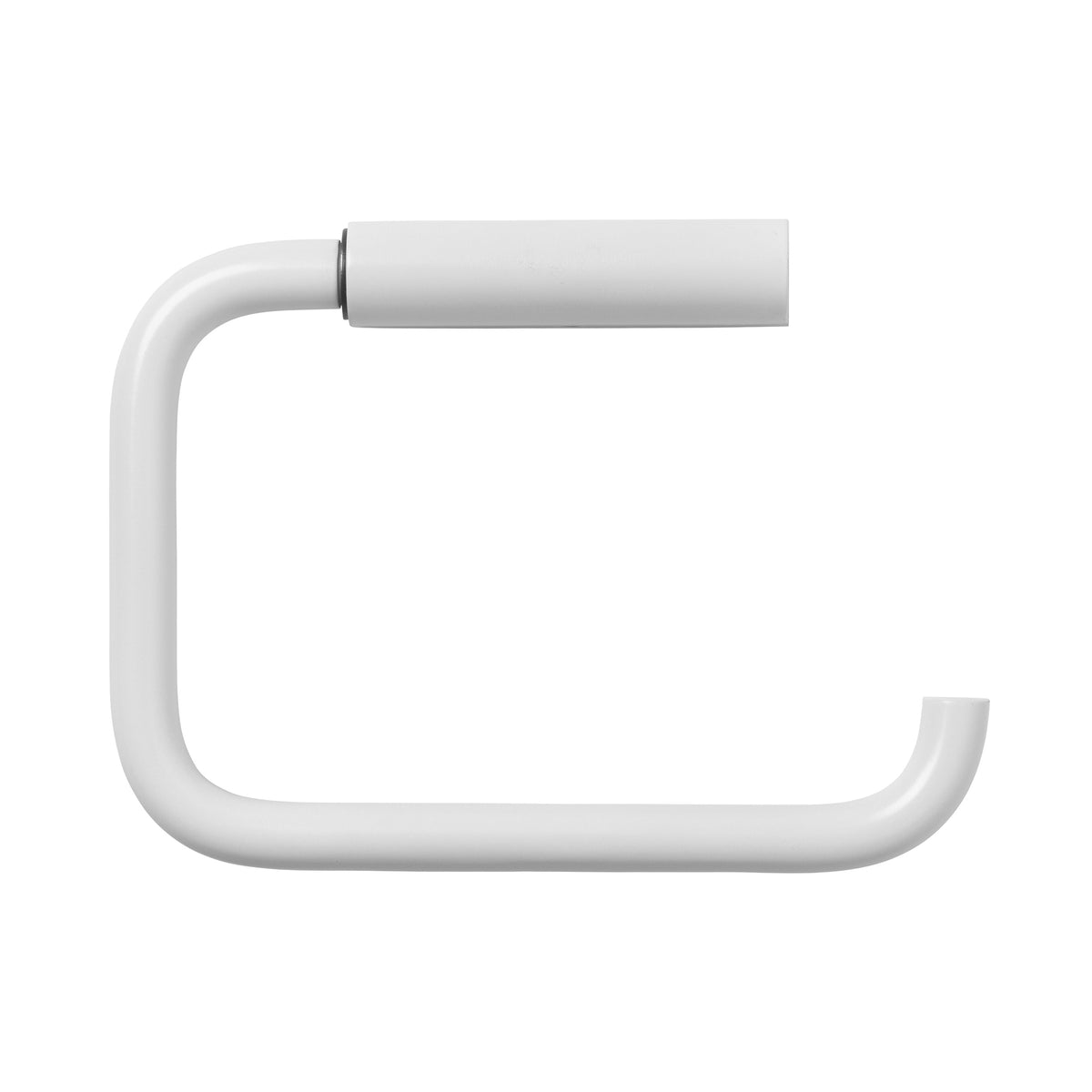 blomus MODO Wall Toilet Paper Holder, 9 Finishes – White toilet paper holder, product photo