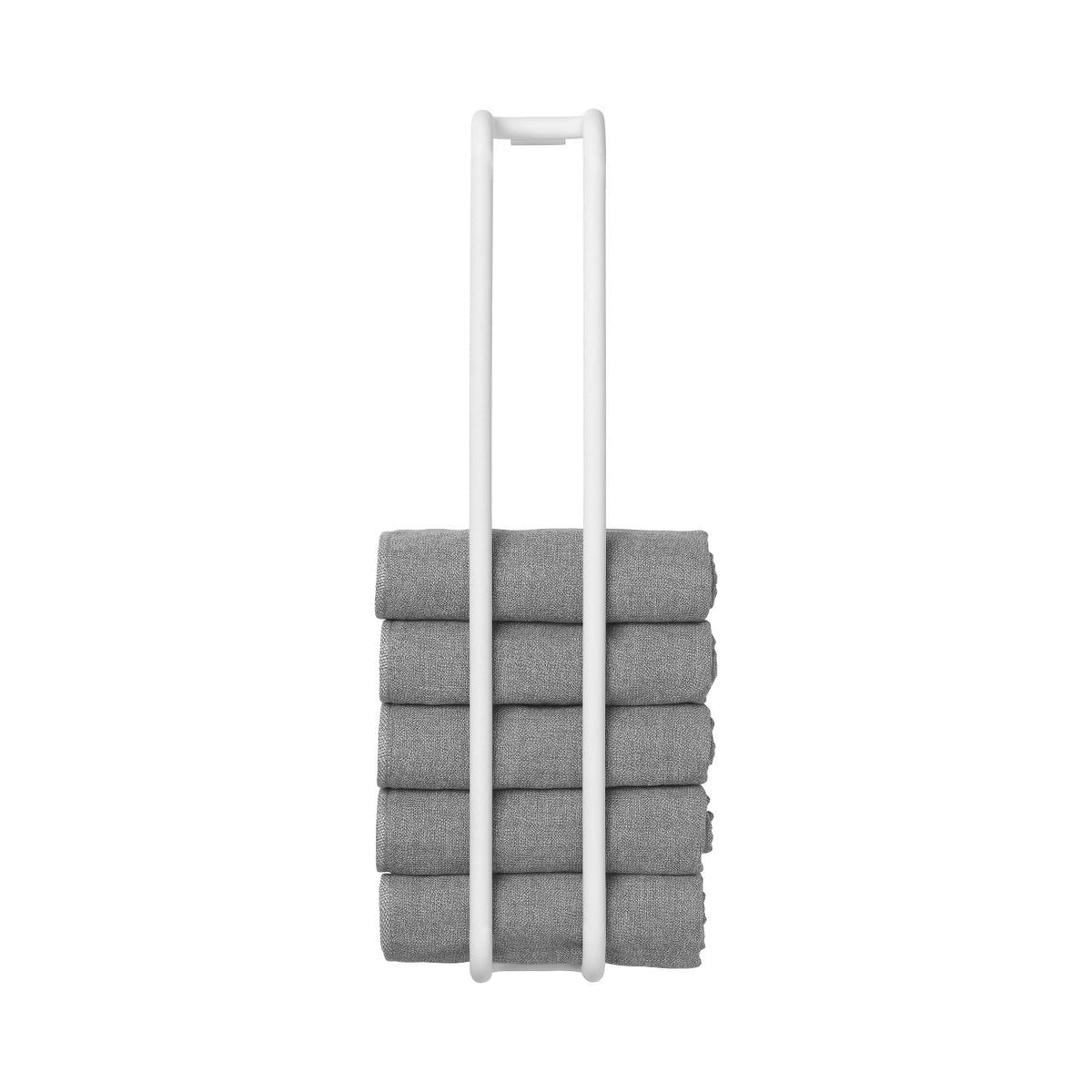 blomus MODO Wall-Mounted Guest Towel Holder – MODO guest towel holder in a styled bathroom (2)