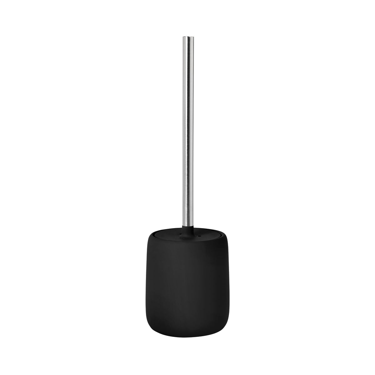 blomus SONO Ceramic Toilet Brush & Holder – Black toilet brush, product photo