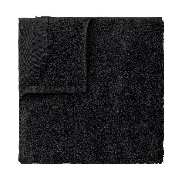 blomus Riva Organic Terry Bath Towel 28 x 55 Black