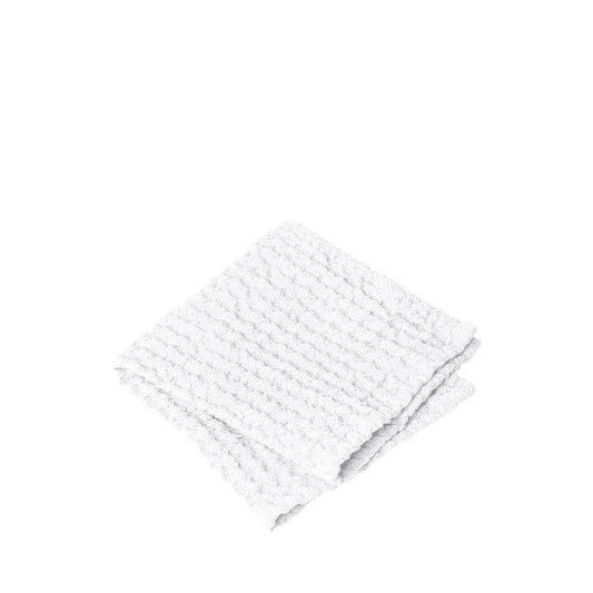 blomus Waffle Bathroom Washcloth 12 x White Set of 2