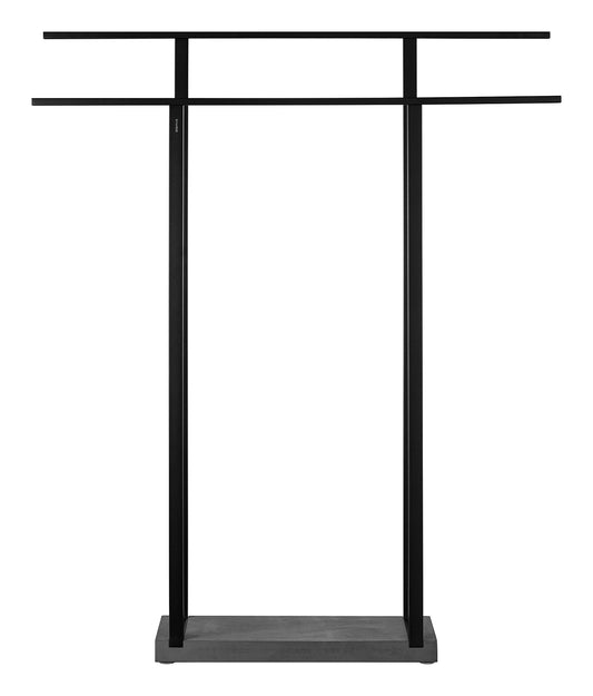 blomus Free Standing Towel Rack Wide Black