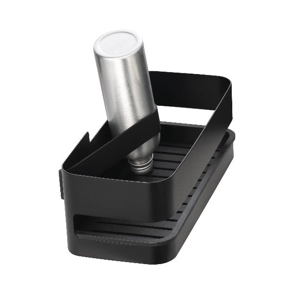 blomus Modern Stainless Steel Shower Shelf Small Black