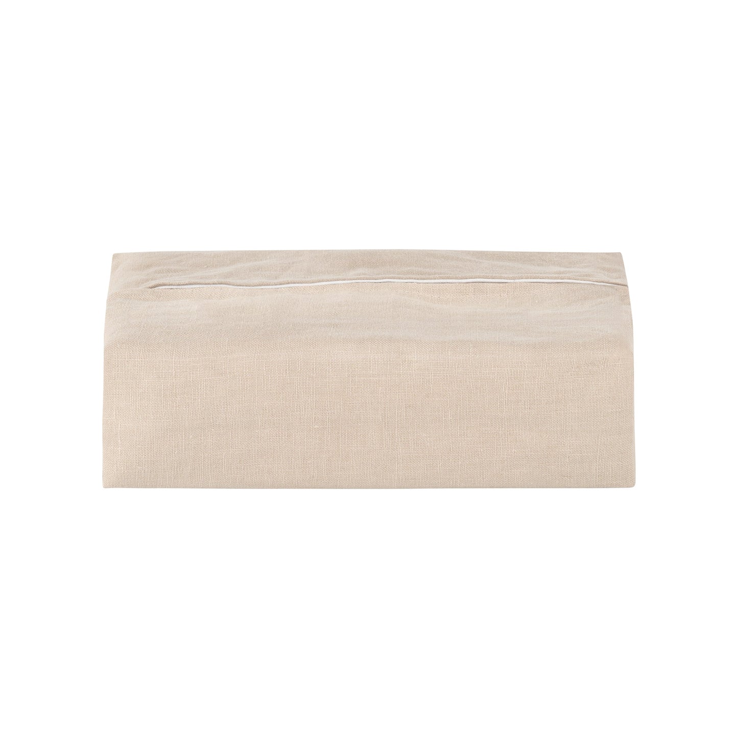 blomus Tisu Linen Tissue Box Cover Rectangular Moonbeam Beige