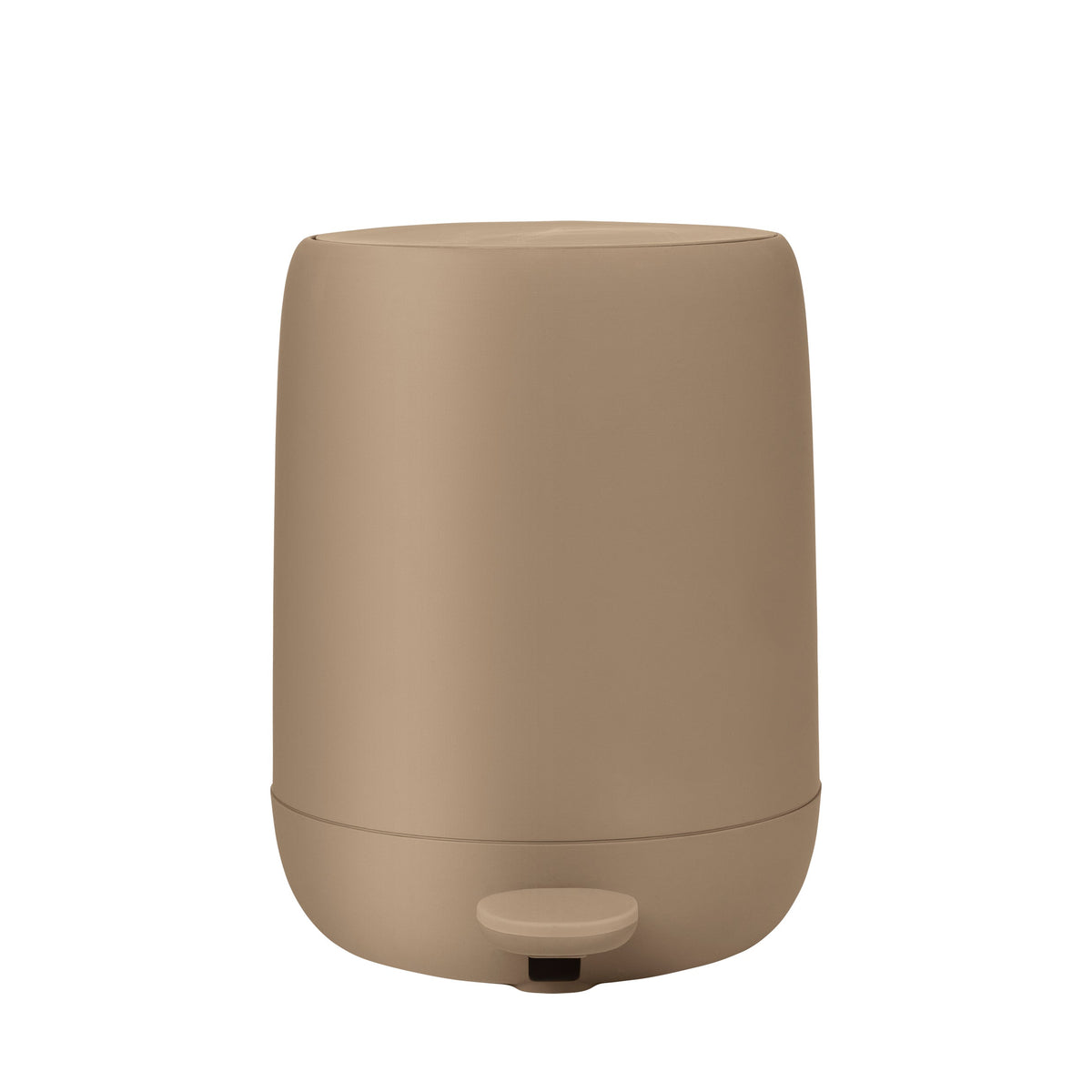 blomus SONO Soft-Close Pedal Bin, 3 or 5 Liter – Tan Small 3 L pedal bin, product photo