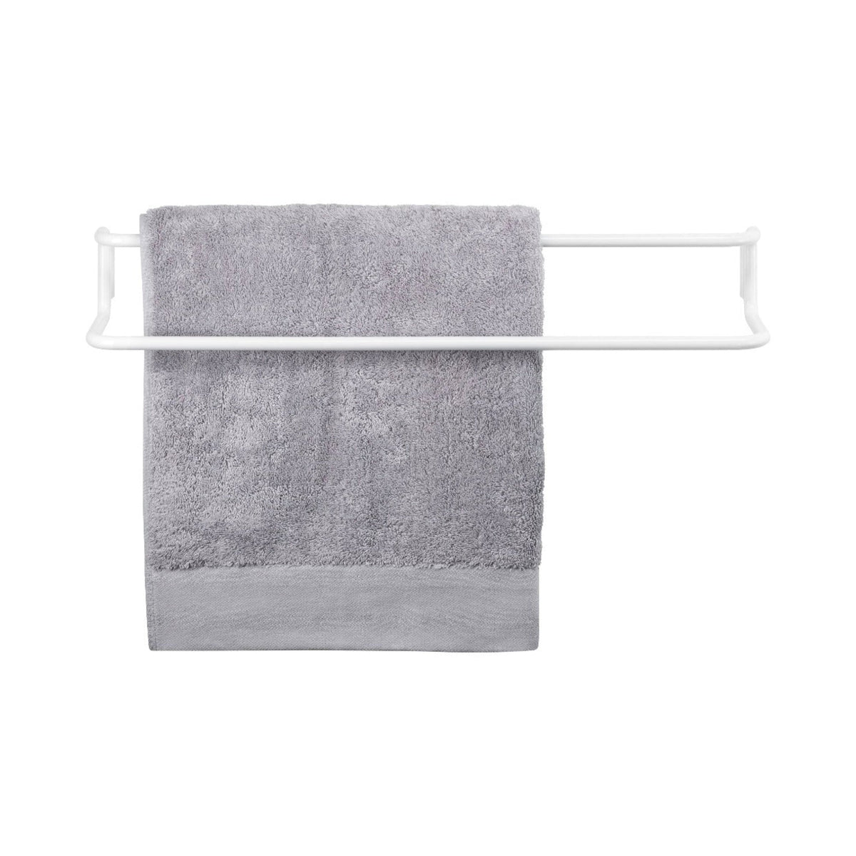 blomus MODO Double Towel Rail, 23.6 in – White double towel rail, product photo