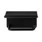 blomus Modo Toilet Paper Holder with Tray Black