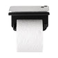 blomus Modo Toilet Paper Holder with Tray Black
