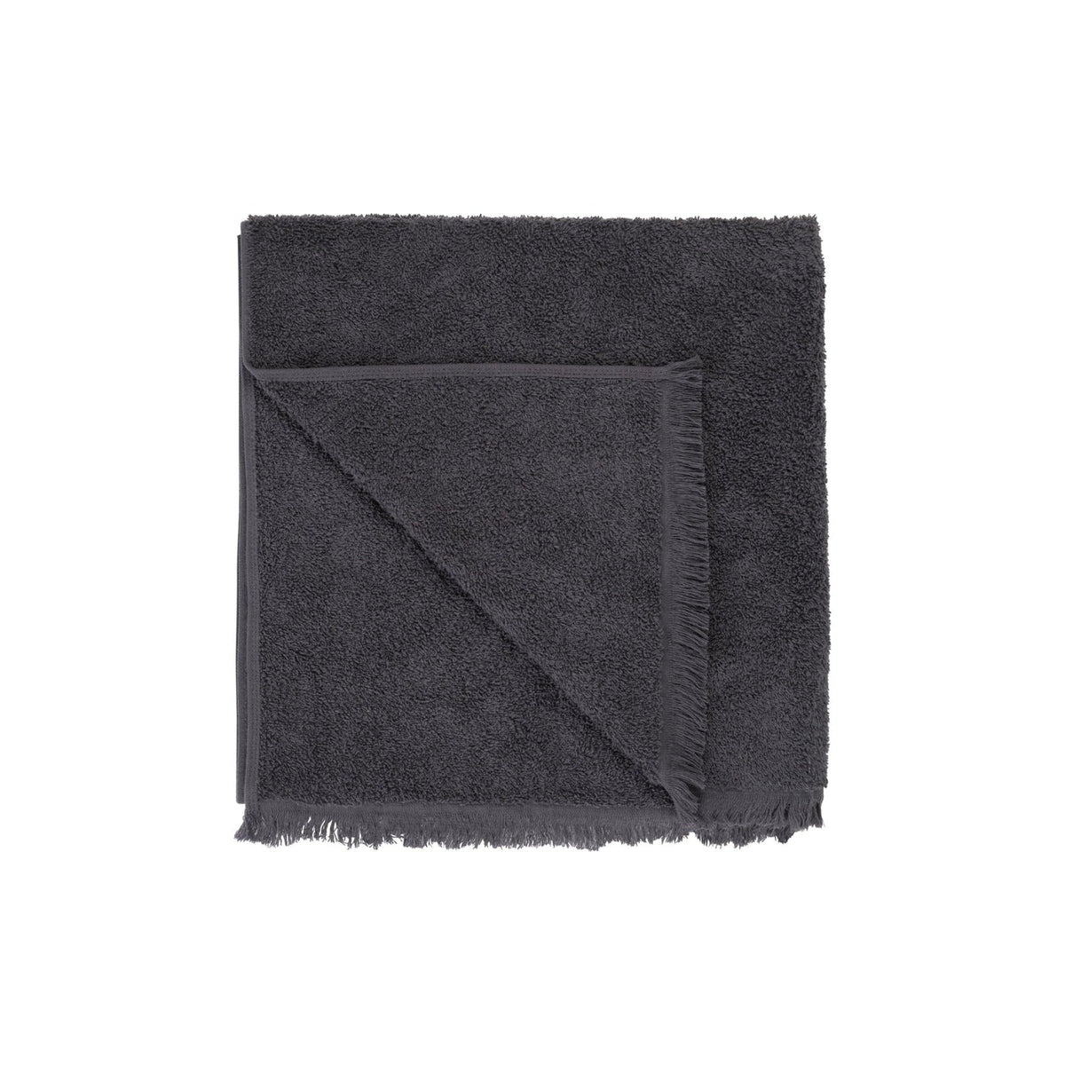 blomus FRINO Fringed Organic Cotton Bath Towel, 28 x 55 – Magnet bath towel, product photo