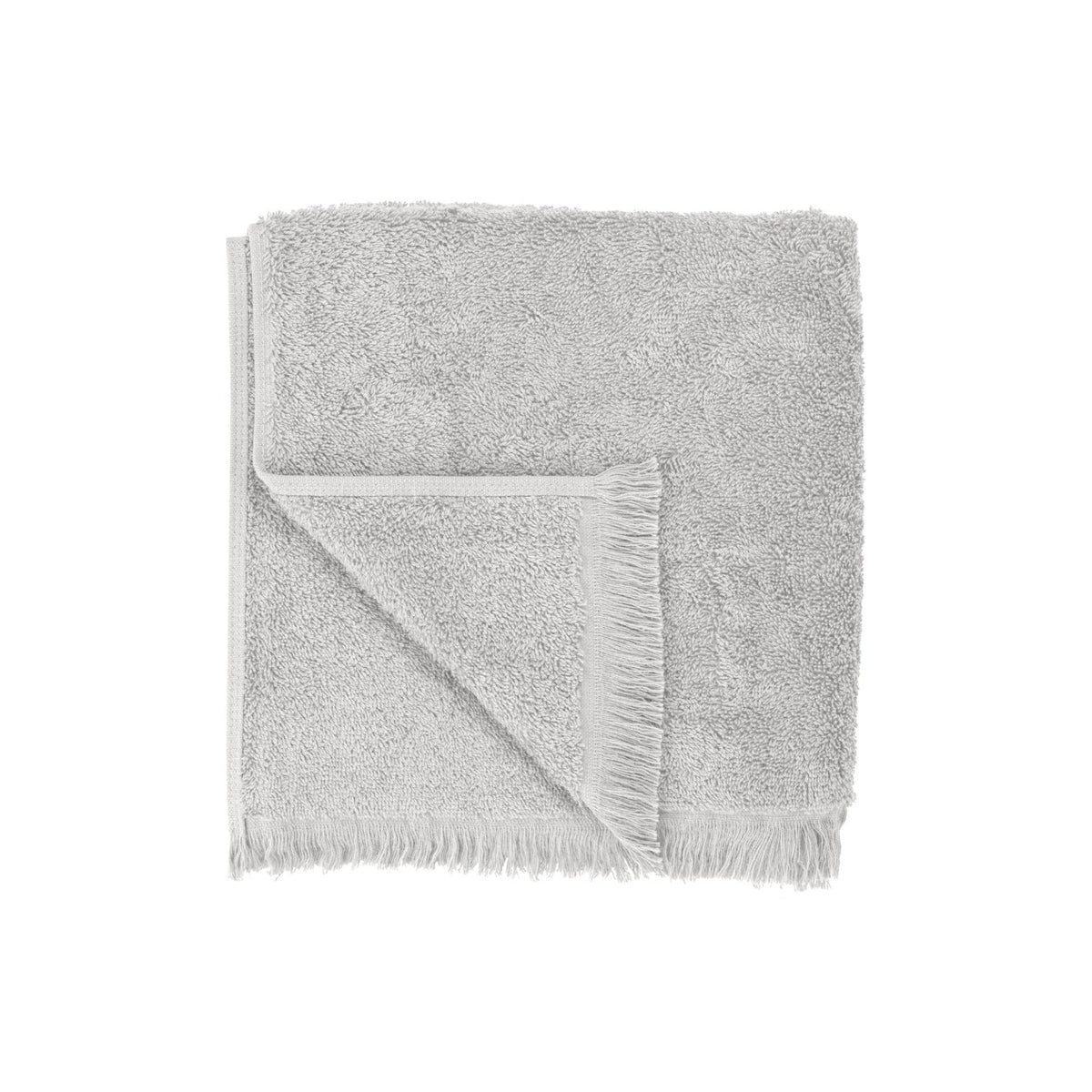 blomus FRINO Fringed Organic Cotton Hand Towel XL – Micro Chip XL hand towel, product photo