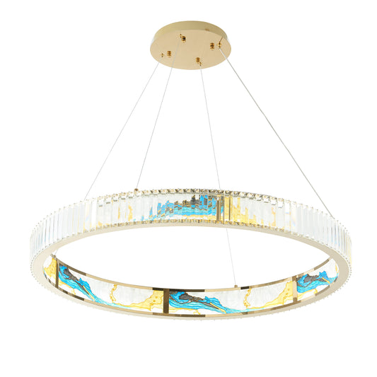 Boeseman's Colorful Chandelier - Finesse Decor CH-1163-1R