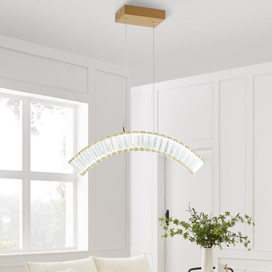 Sanford Single Chandelier - Finesse Decor CH-55205-1G