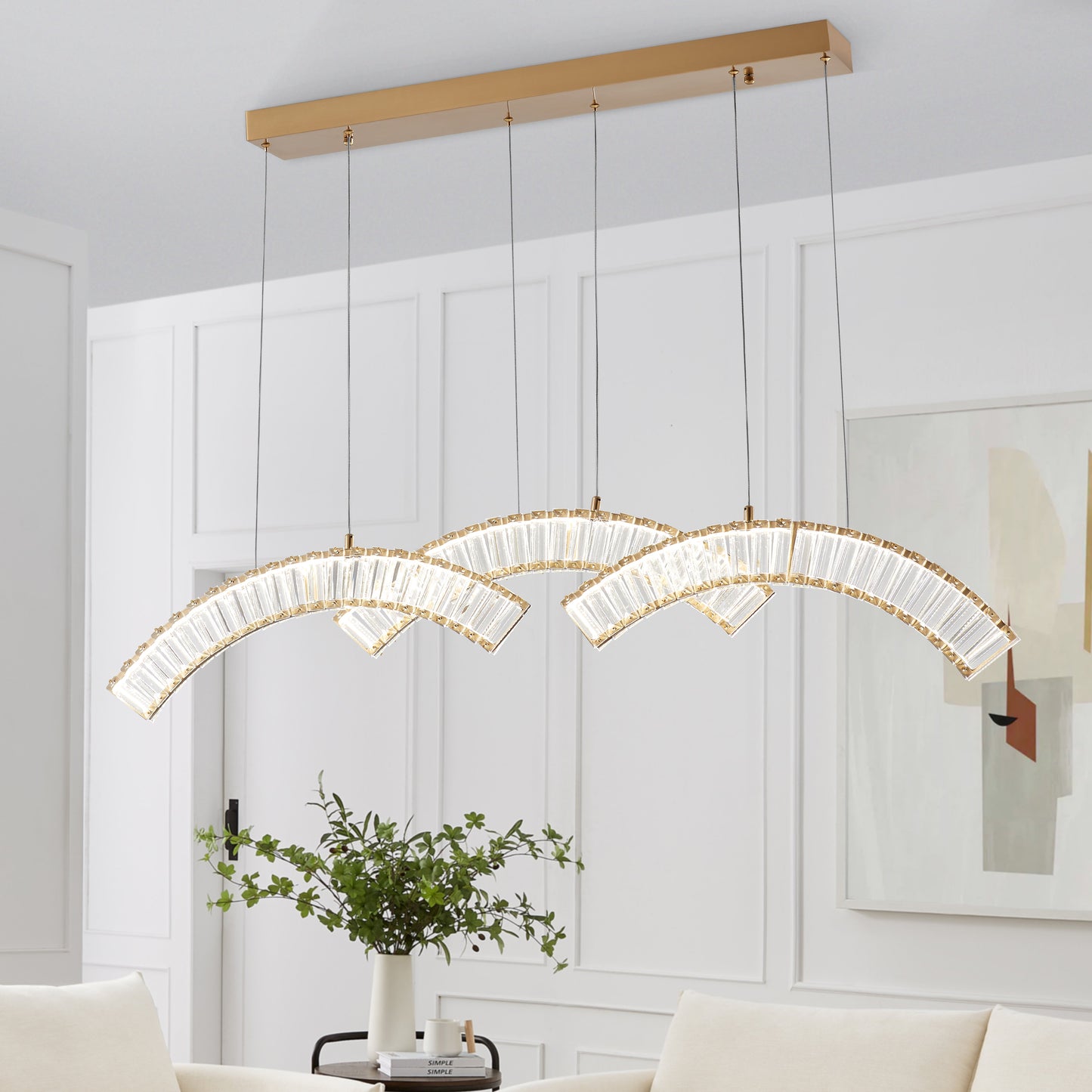 Sanford Triple Chandelier - Finesse Decor CH-55205-3G