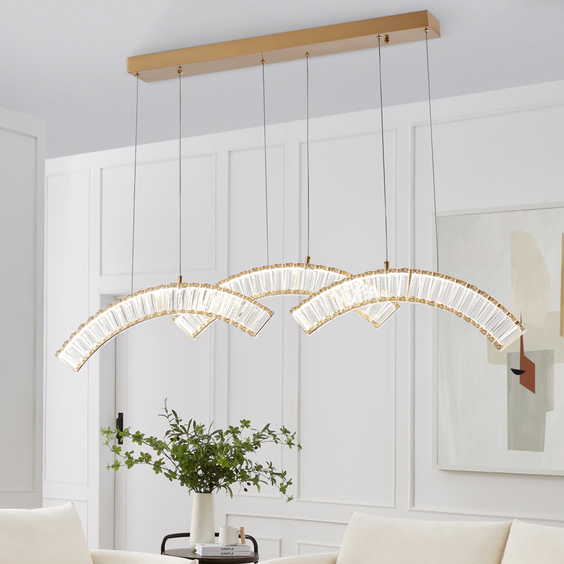 Sanford Triple Chandelier - Finesse Decor CH-55205-3G
