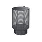 blomus Olea Outdoor Lantern with Hurricane Gunmetal Grey Metallic Finish, Medium 15" (37.5 cm)