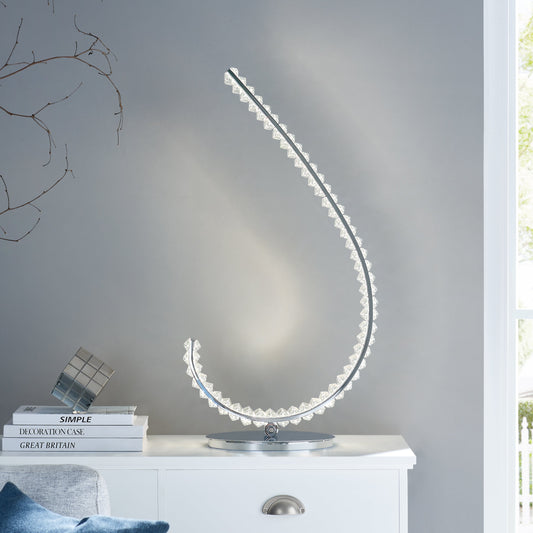 Grace Crystal 16W Table Lamp - Finesse Decor TL-1178-LC