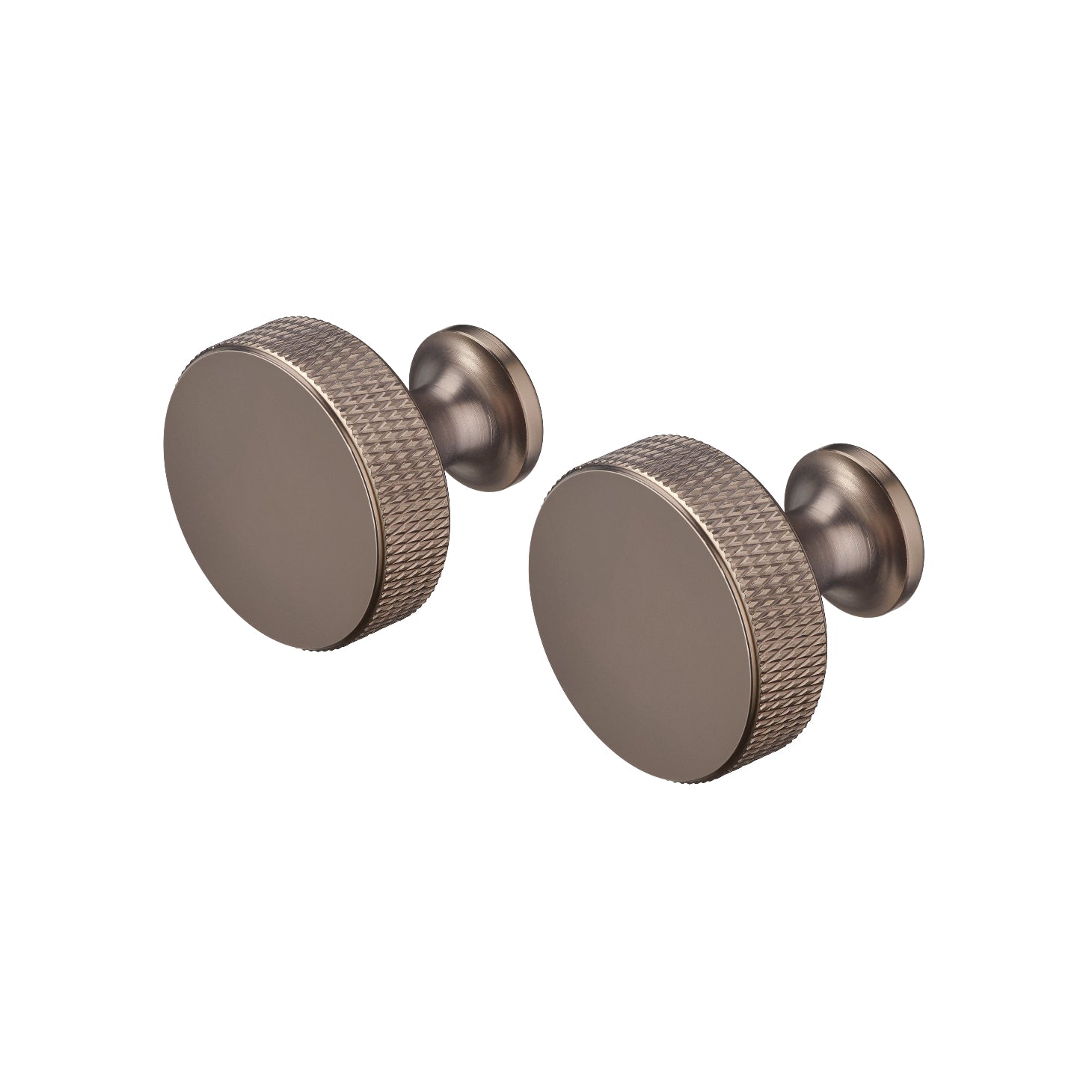 blomus Rof Round Wall Hook Cabinet Knob Brushed Stainless Steel Set of 2