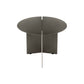 blomus Oru Steel Side Table Medium 19.7" Diameter, Burnt Metal