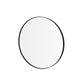 blomus Rim Accent Mirror Clear Glass 31", Black