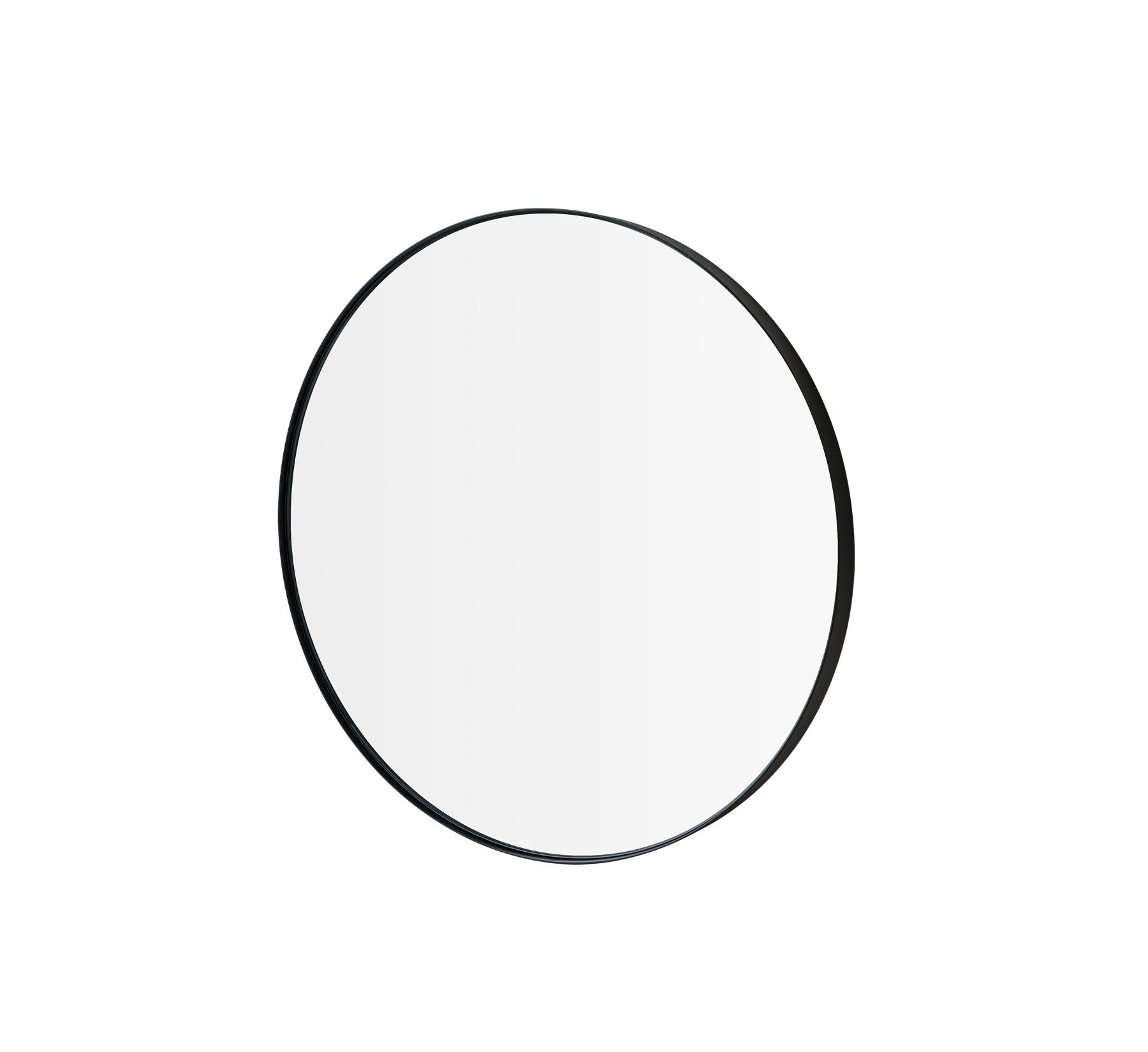 blomus Rim Accent Mirror Clear Glass 31", White