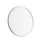 blomus Rim Accent Mirror Clear Glass 20", White