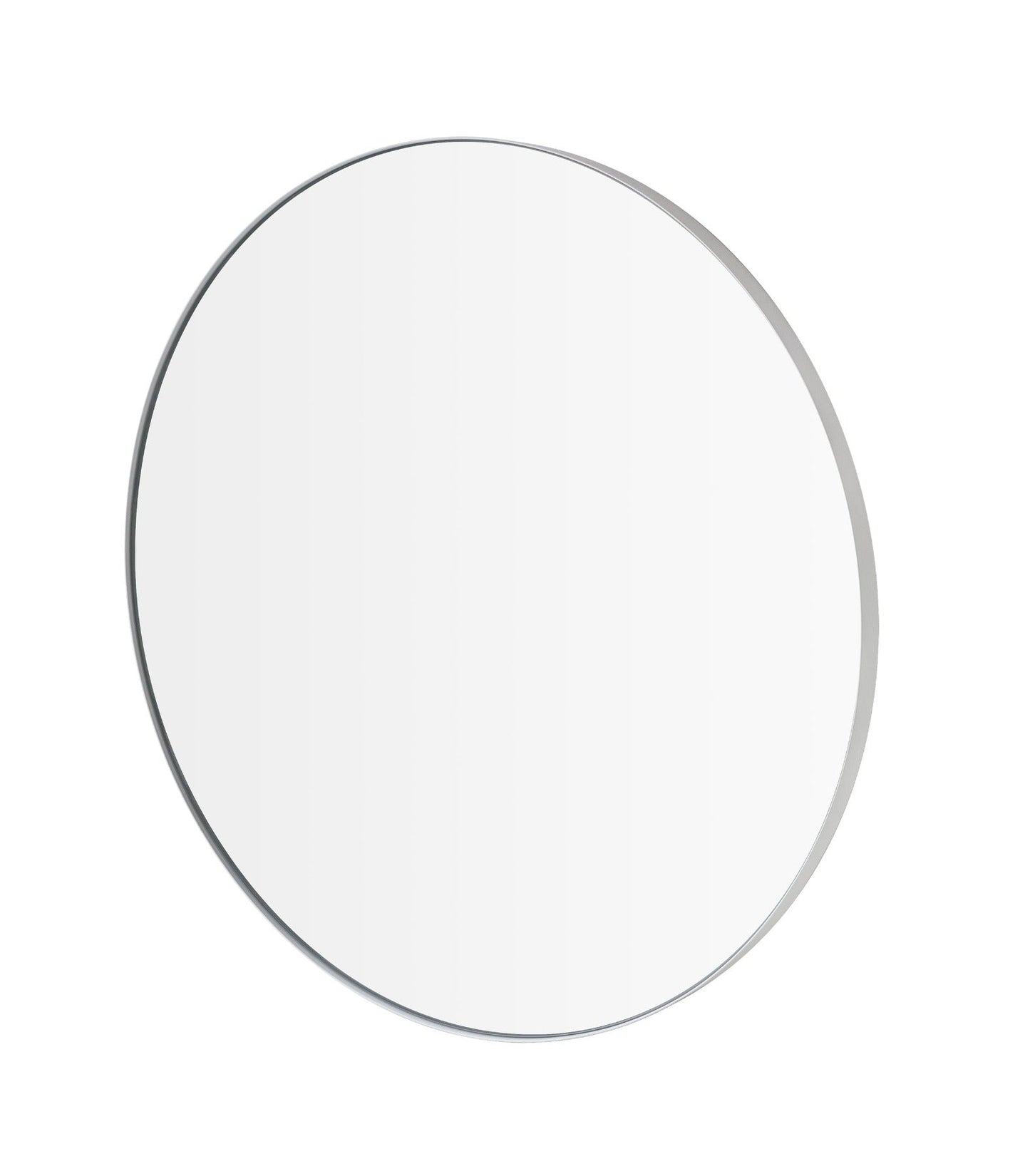blomus Rim Accent Mirror Clear Glass 31", White